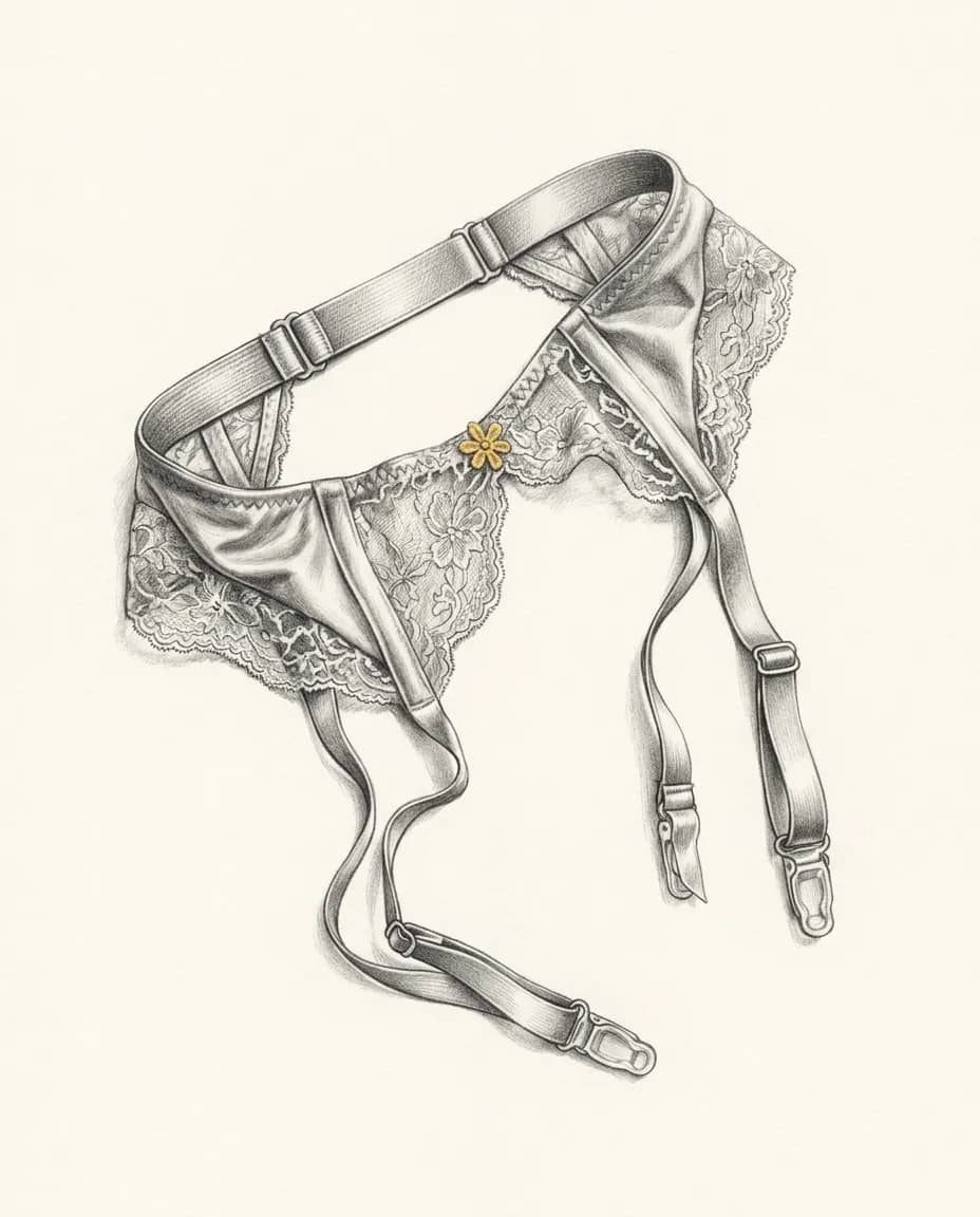 Graphite plate — Garter Belt Fetish