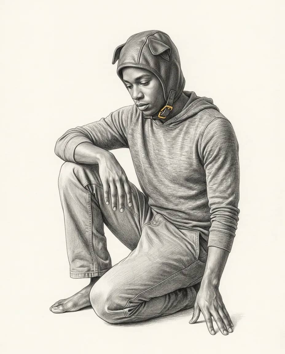 Graphite plate — Human Pup Play