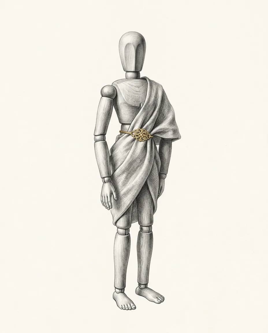 Graphite plate — Statue / Doll Fetish