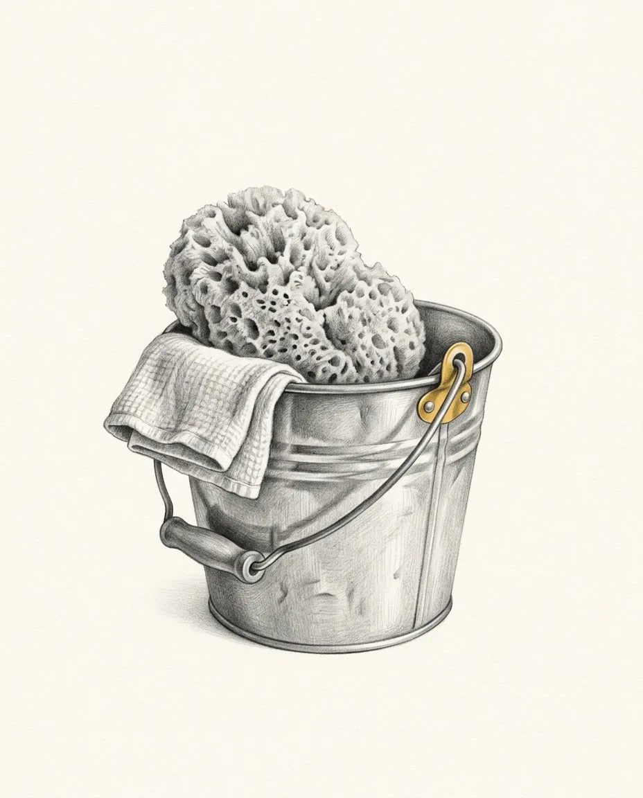 Graphite artwork symbolising Wet & Messy (WAM / Sploshing)