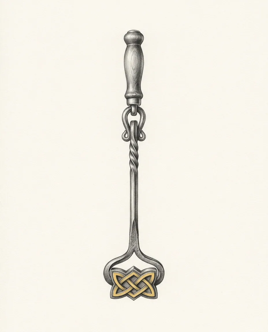 Graphite artwork symbolising Branding And Burning Play