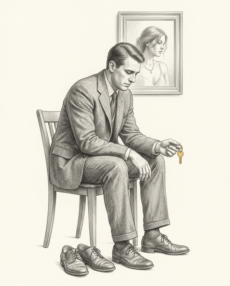 Graphite artwork symbolising Cuckolding