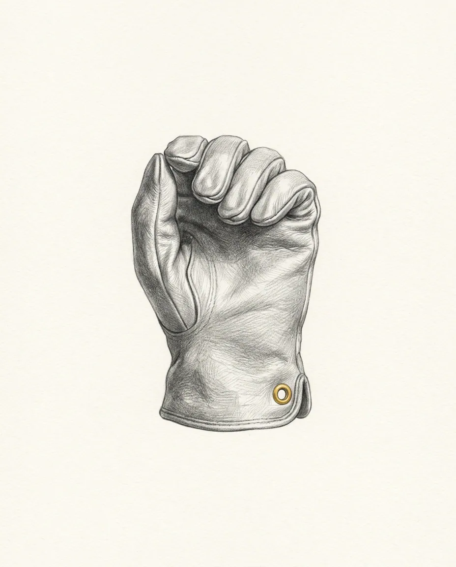 Graphite artwork symbolising Fisting