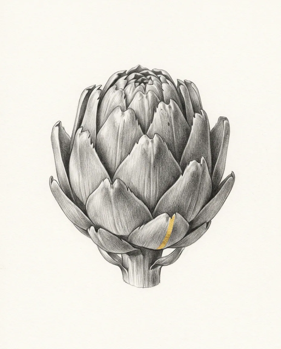 Graphite artwork symbolising Food Fetish