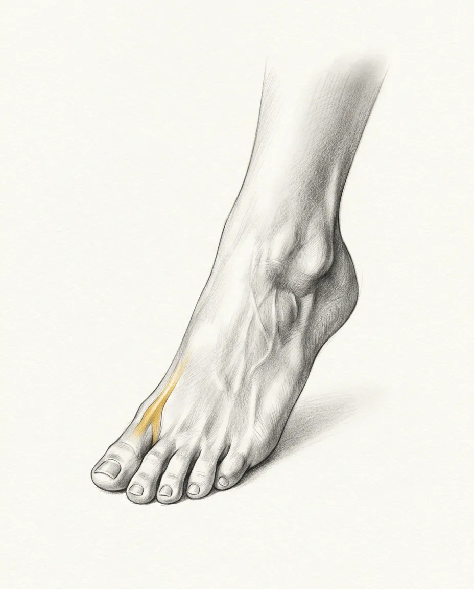 Graphite artwork symbolising Foot Fetish