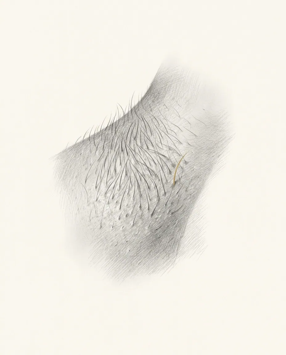Graphite artwork symbolising Frisson