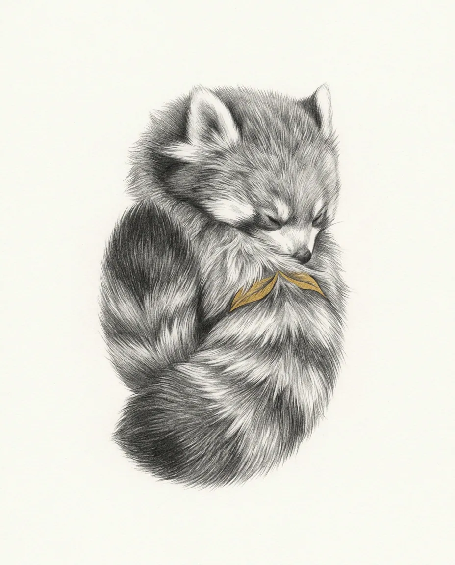 Graphite artwork symbolising Fur Fetish