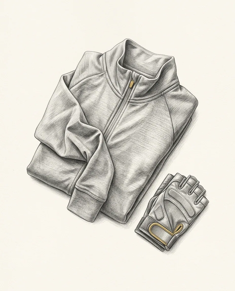 Graphite artwork symbolising Gym Wear Fetish