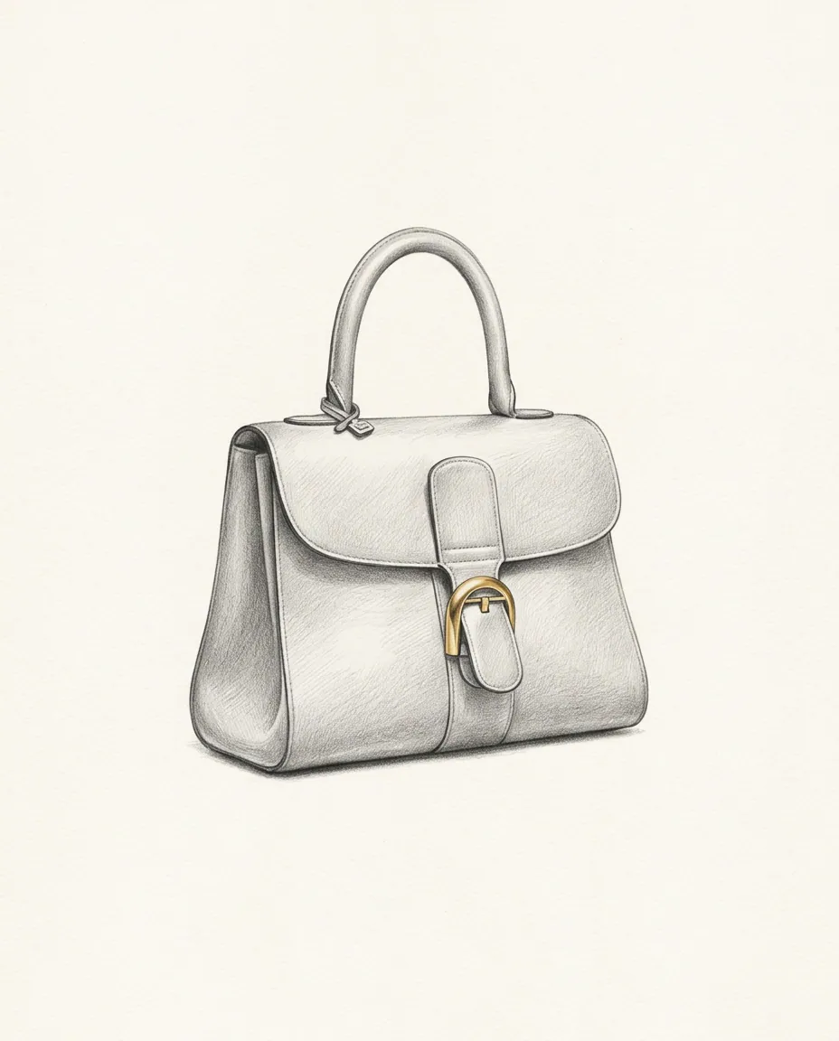 Graphite artwork symbolising Handbag Fetish