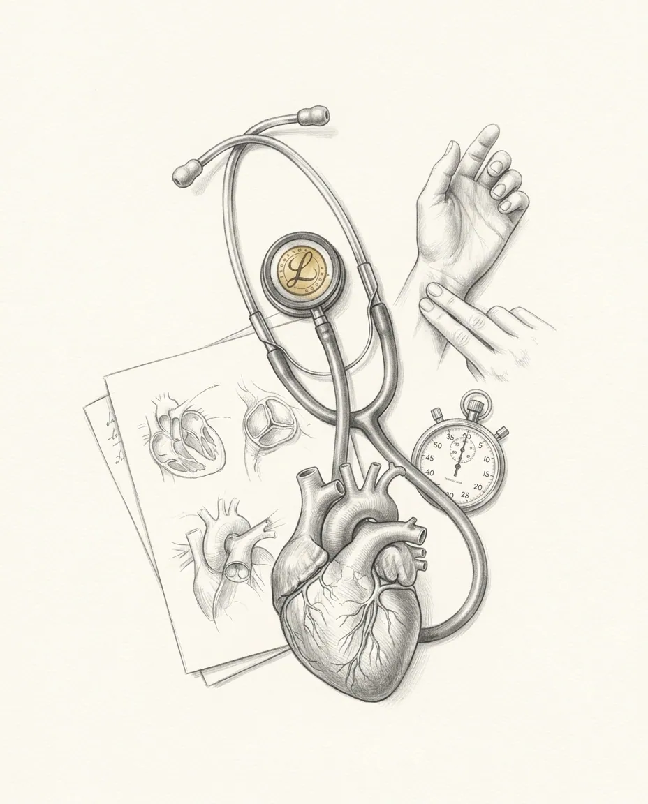 Graphite artwork symbolising Heartbeat Fetish