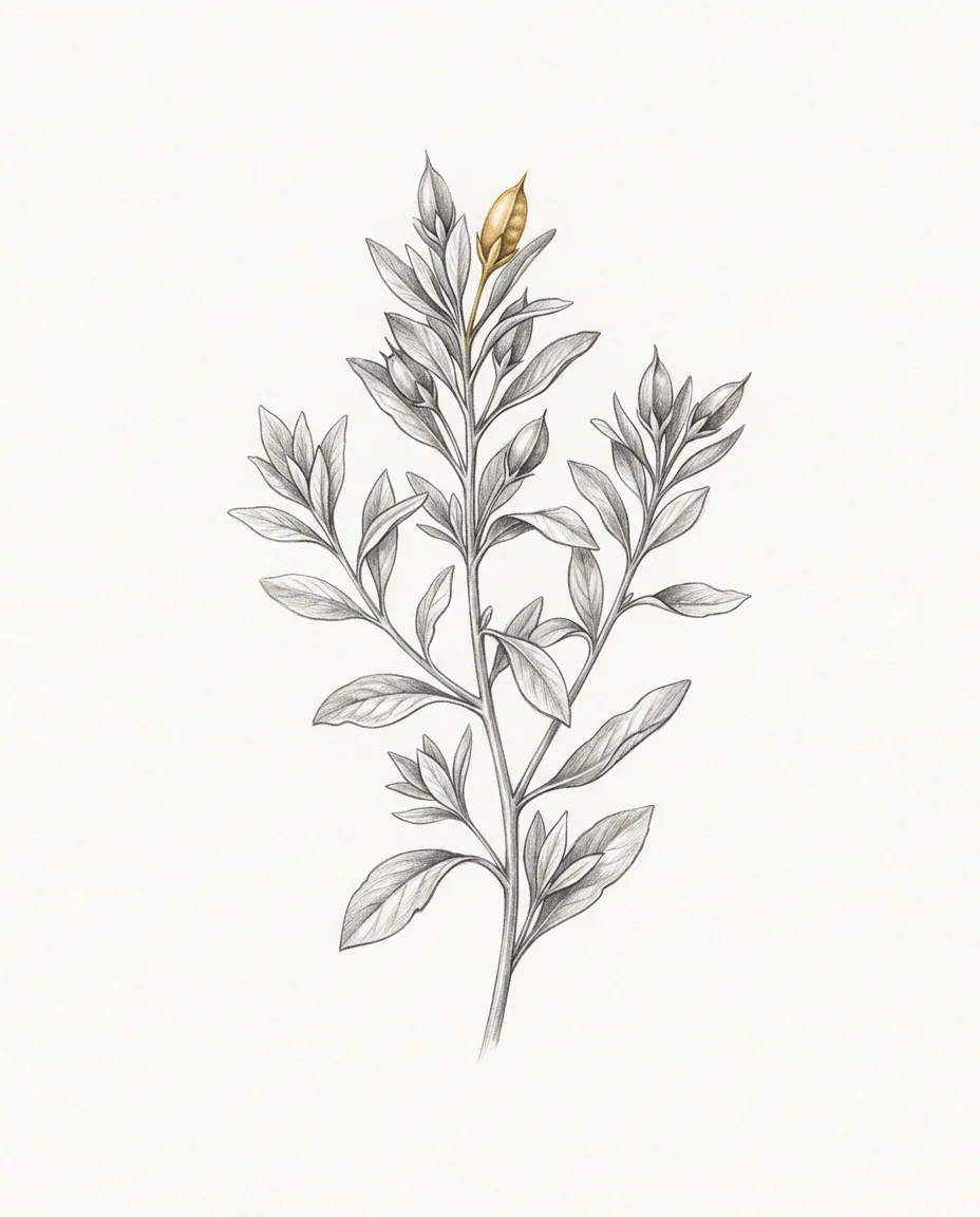 Graphite artwork symbolising Hierophilia (Sacred Objects)