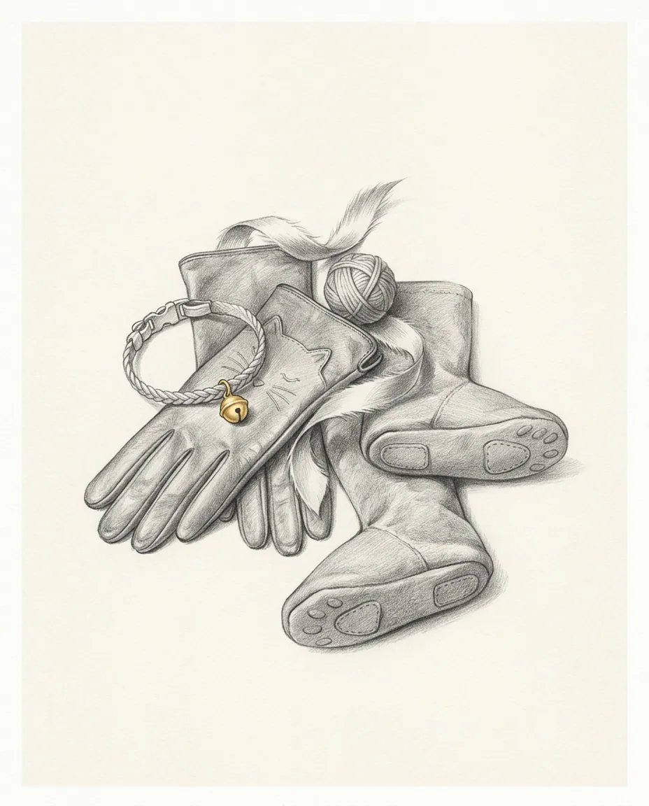 Graphite artwork symbolising Kitten Play