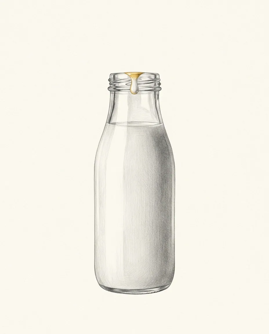 Graphite artwork symbolising Lactation Fetish