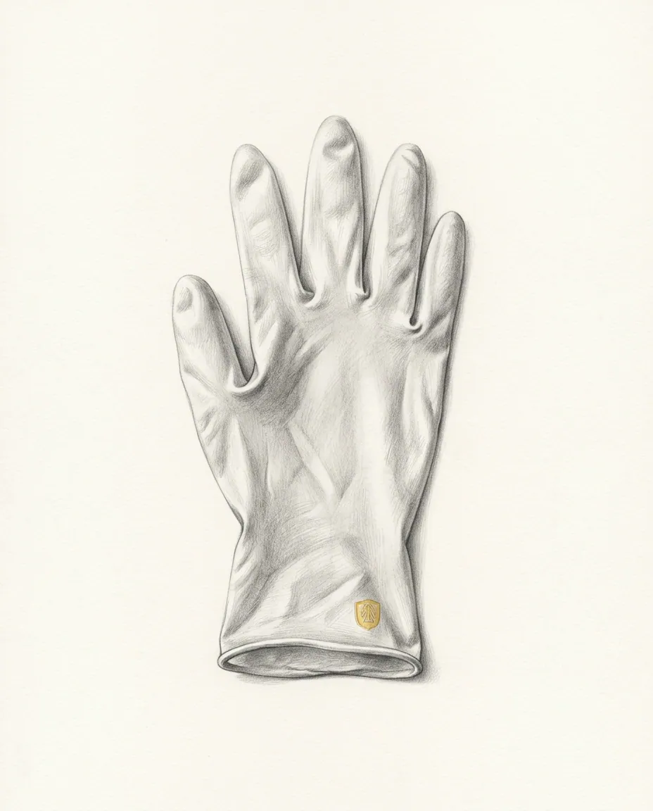 Graphite artwork symbolising Latex Fetish