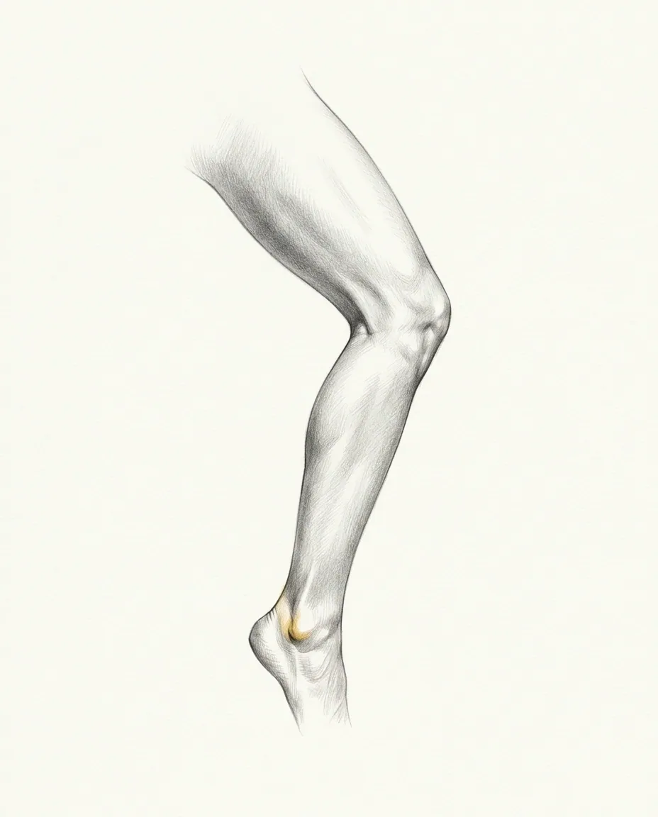 Graphite artwork symbolising Leg Fetish