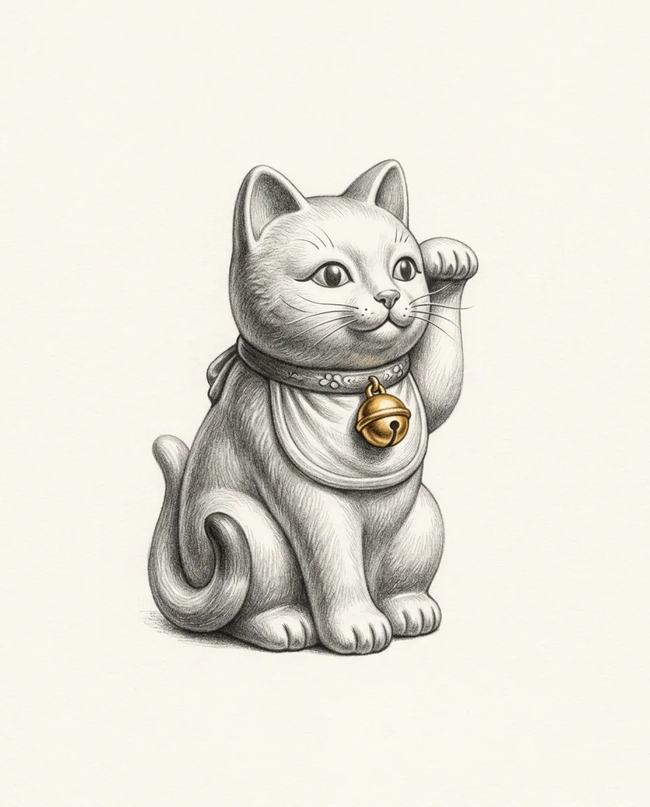 Graphite artwork symbolising Lucky Charm