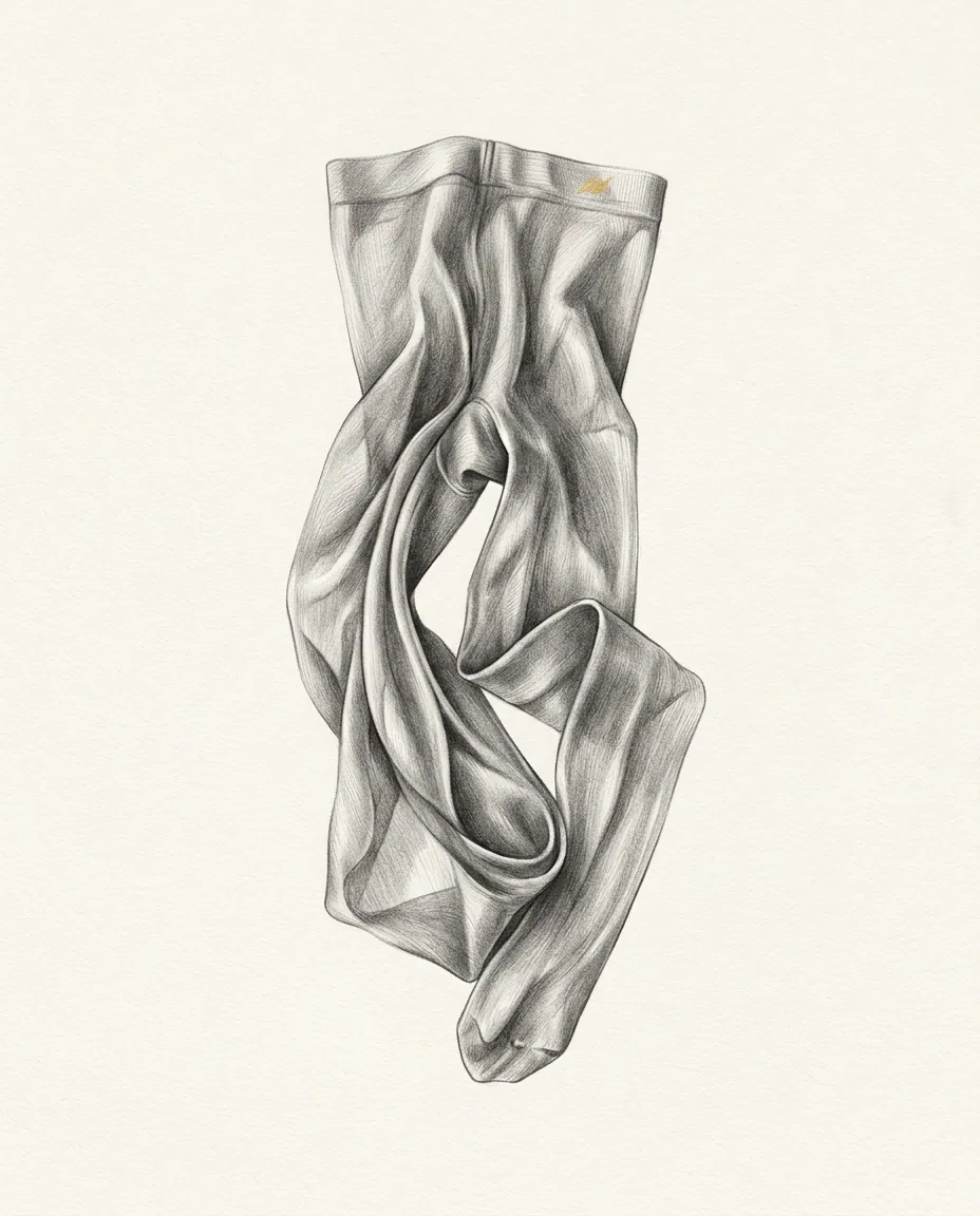 Graphite artwork symbolising Pantyhose Fetish