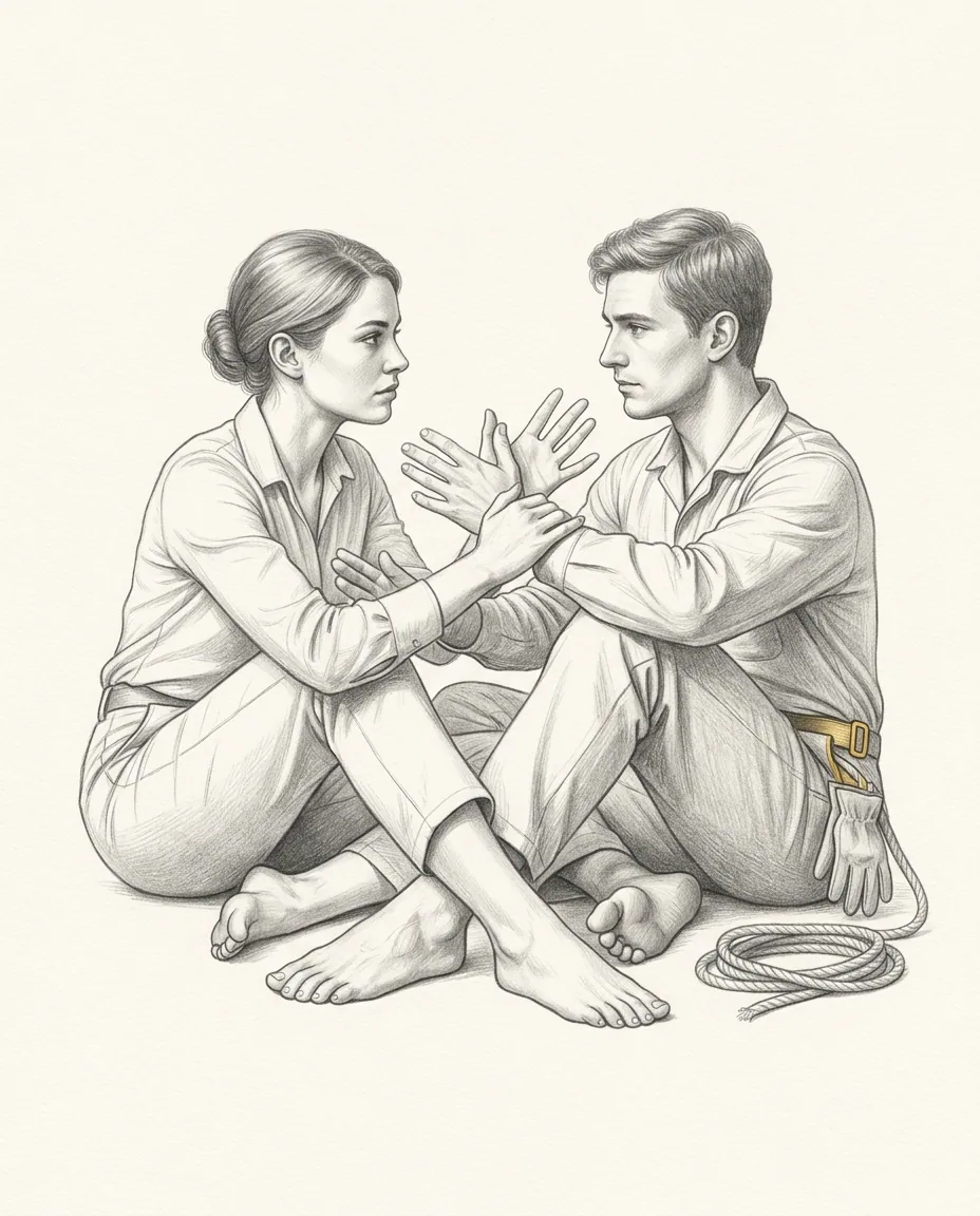 Graphite artwork symbolising Primal Play