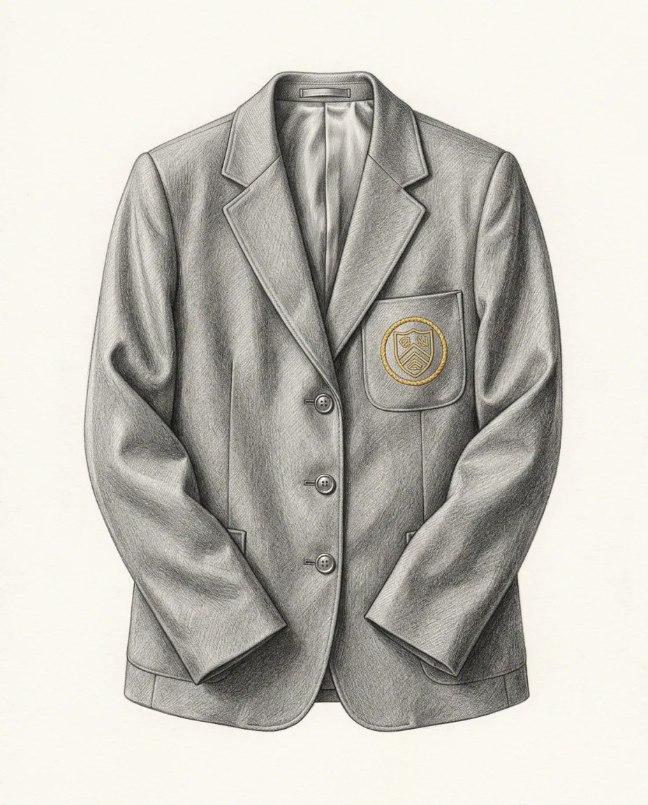 Graphite artwork symbolising Schoolgirl Uniform Fetish