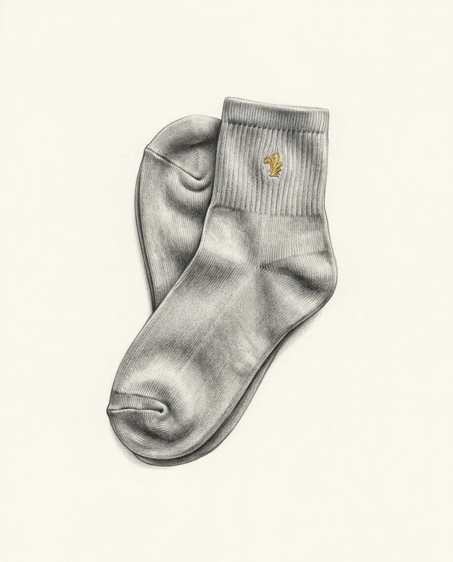 Graphite artwork symbolising Sock Fetish