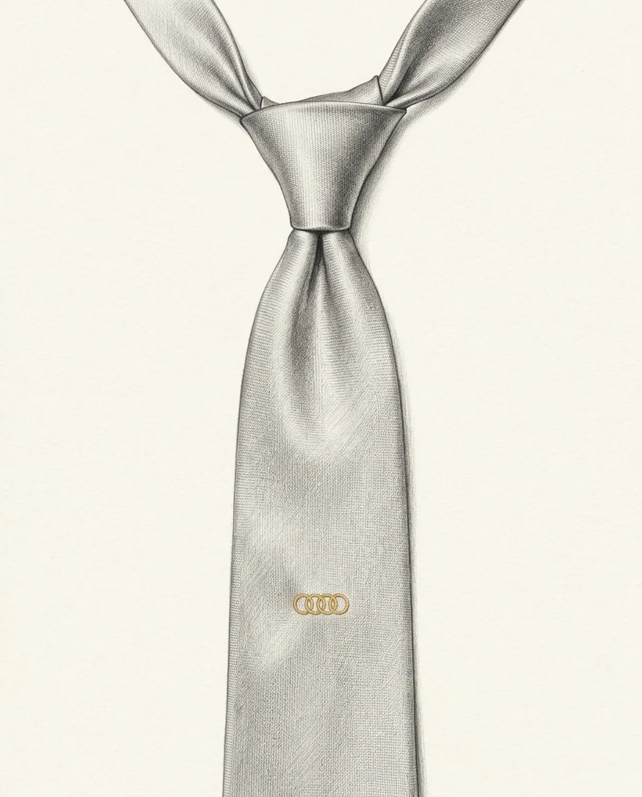 Graphite artwork symbolising Tie Fetish