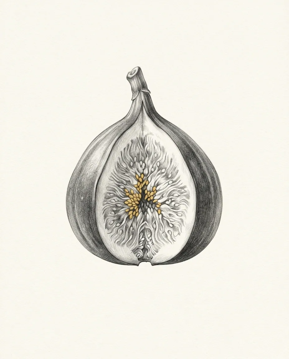 Graphite artwork symbolising Vulva Fetish