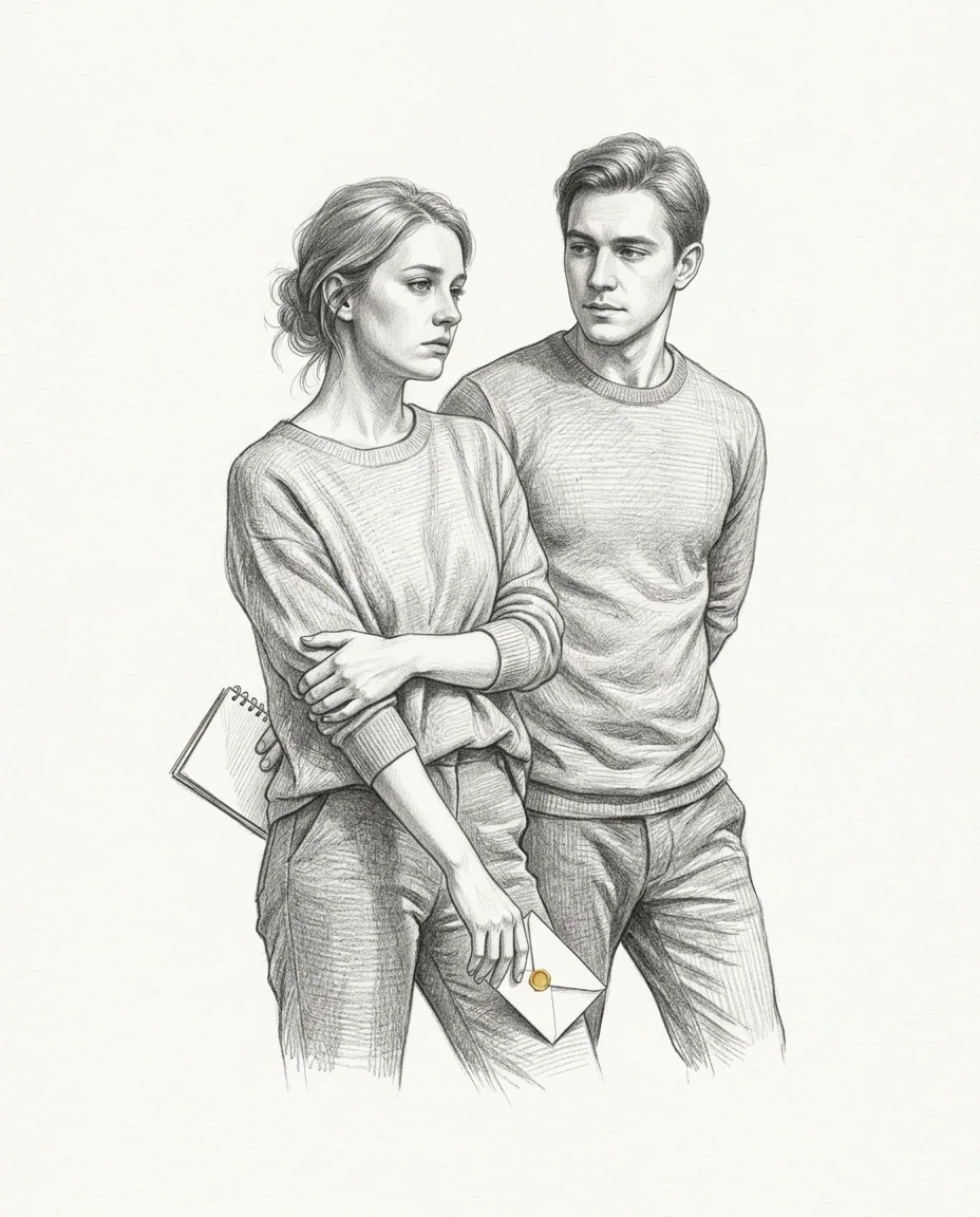 Graphite artwork symbolising Jealousy Fetish
