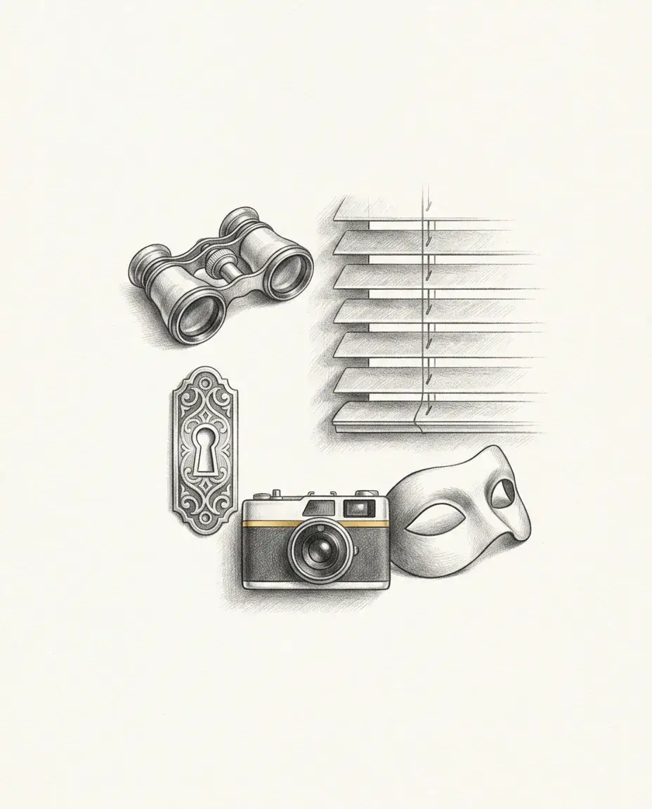 Graphite emblem for Voyeurism & Exhibitionism