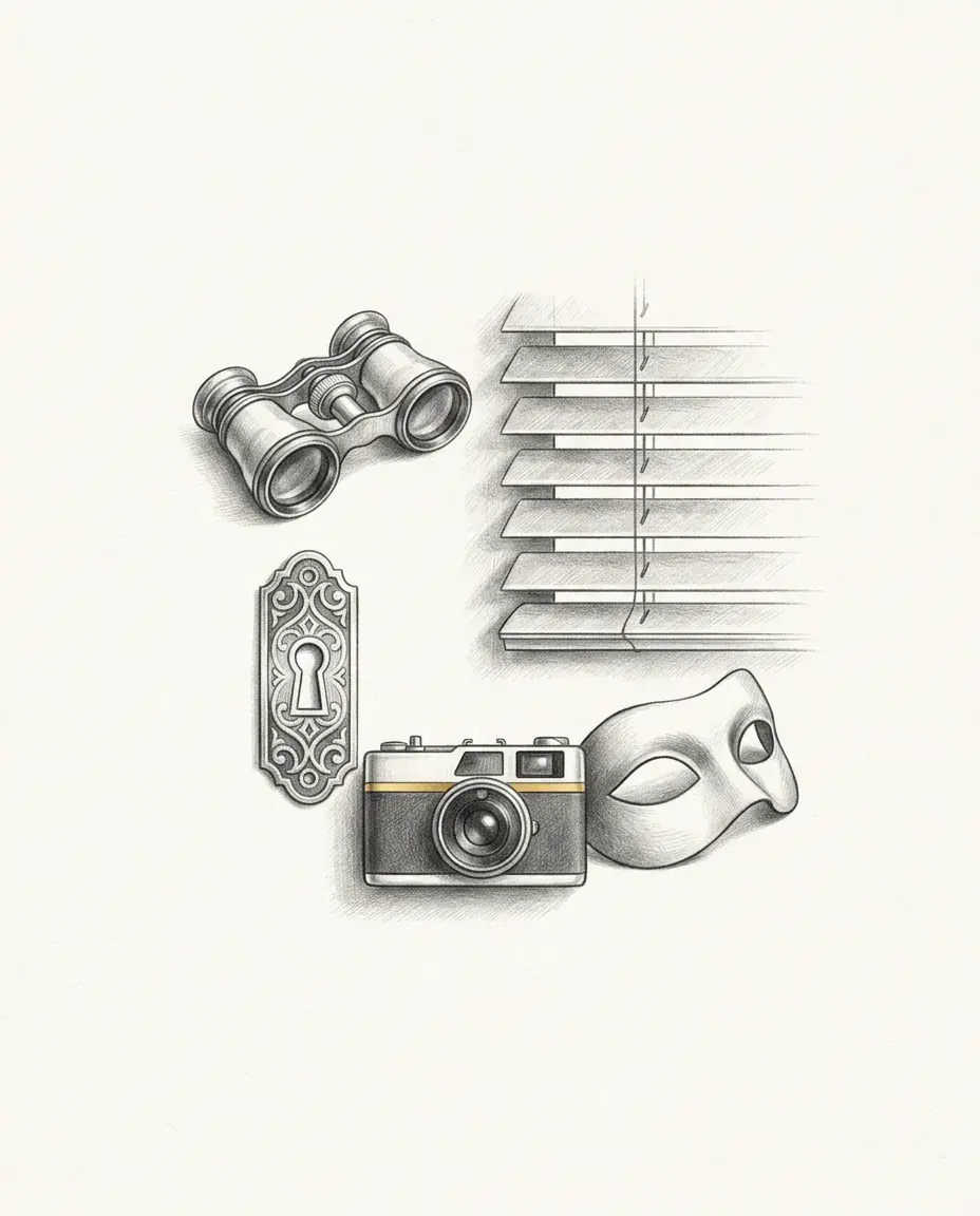 Graphite emblem for Voyeurism & Exhibitionism