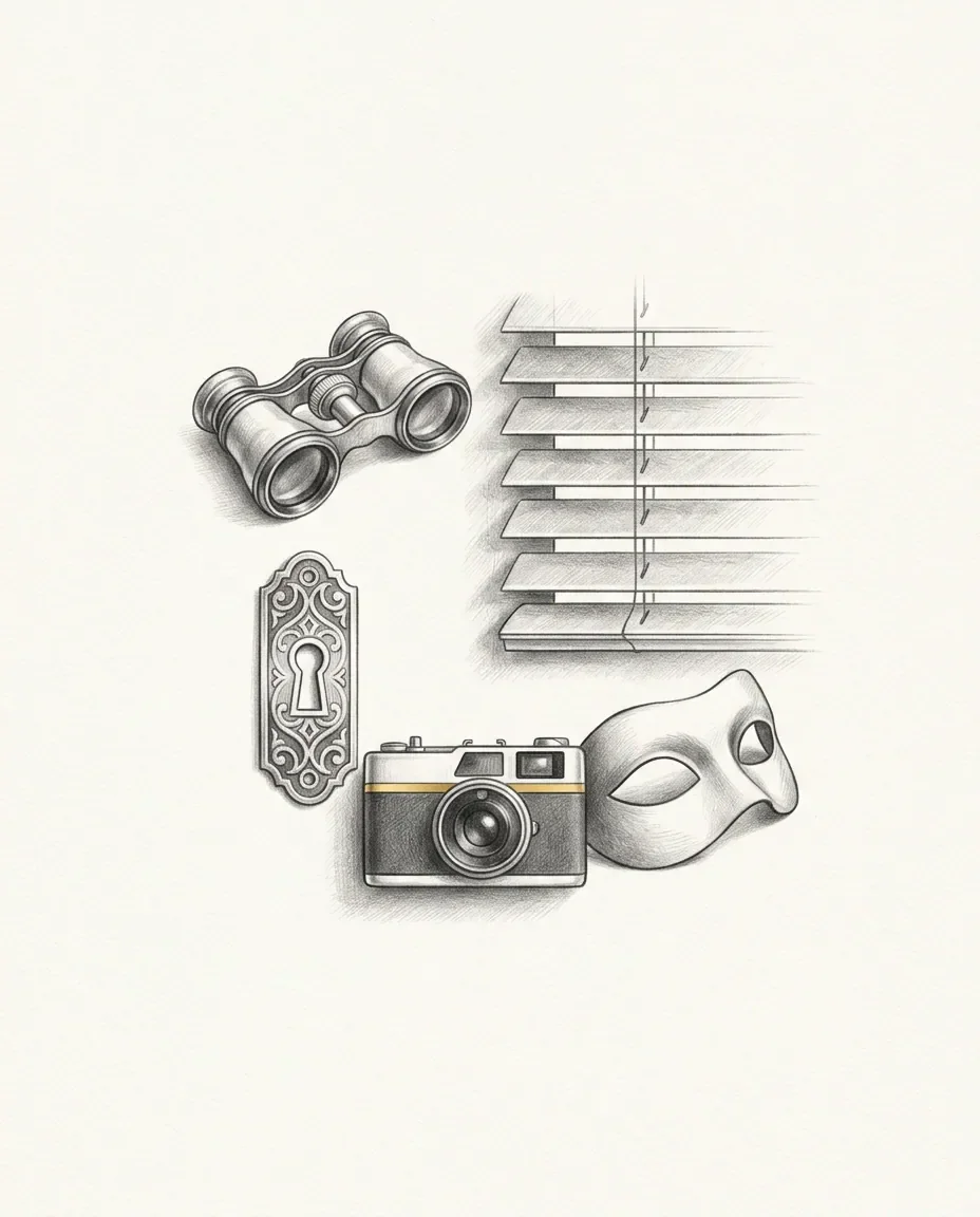Graphite emblem for Voyeurism & Exhibitionism