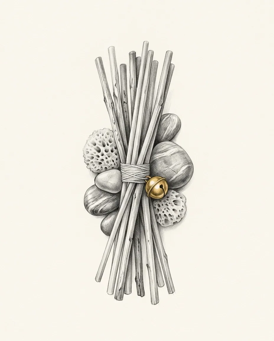 Graphite artwork symbolising ASMR