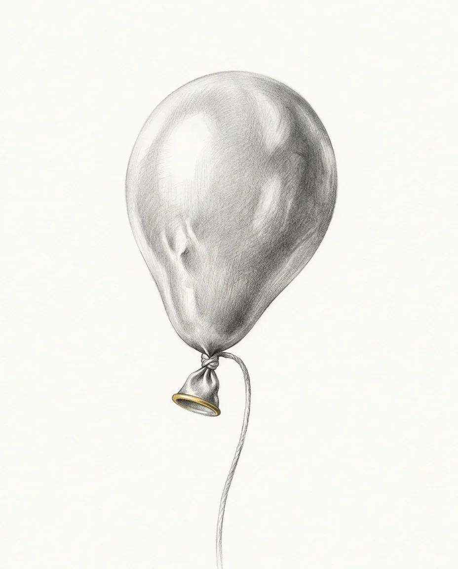 Graphite artwork symbolising Balloon Fetish