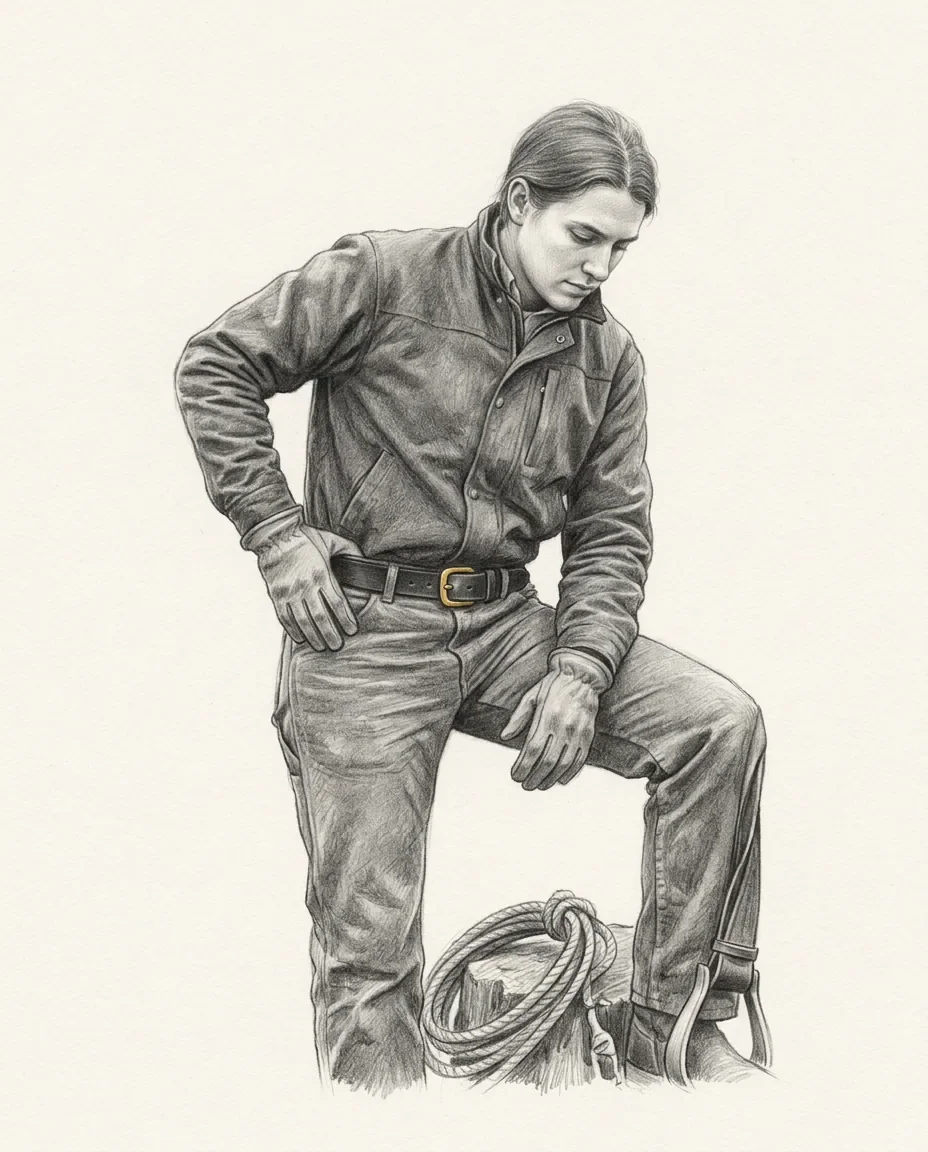 Graphite artwork symbolising Barebacking