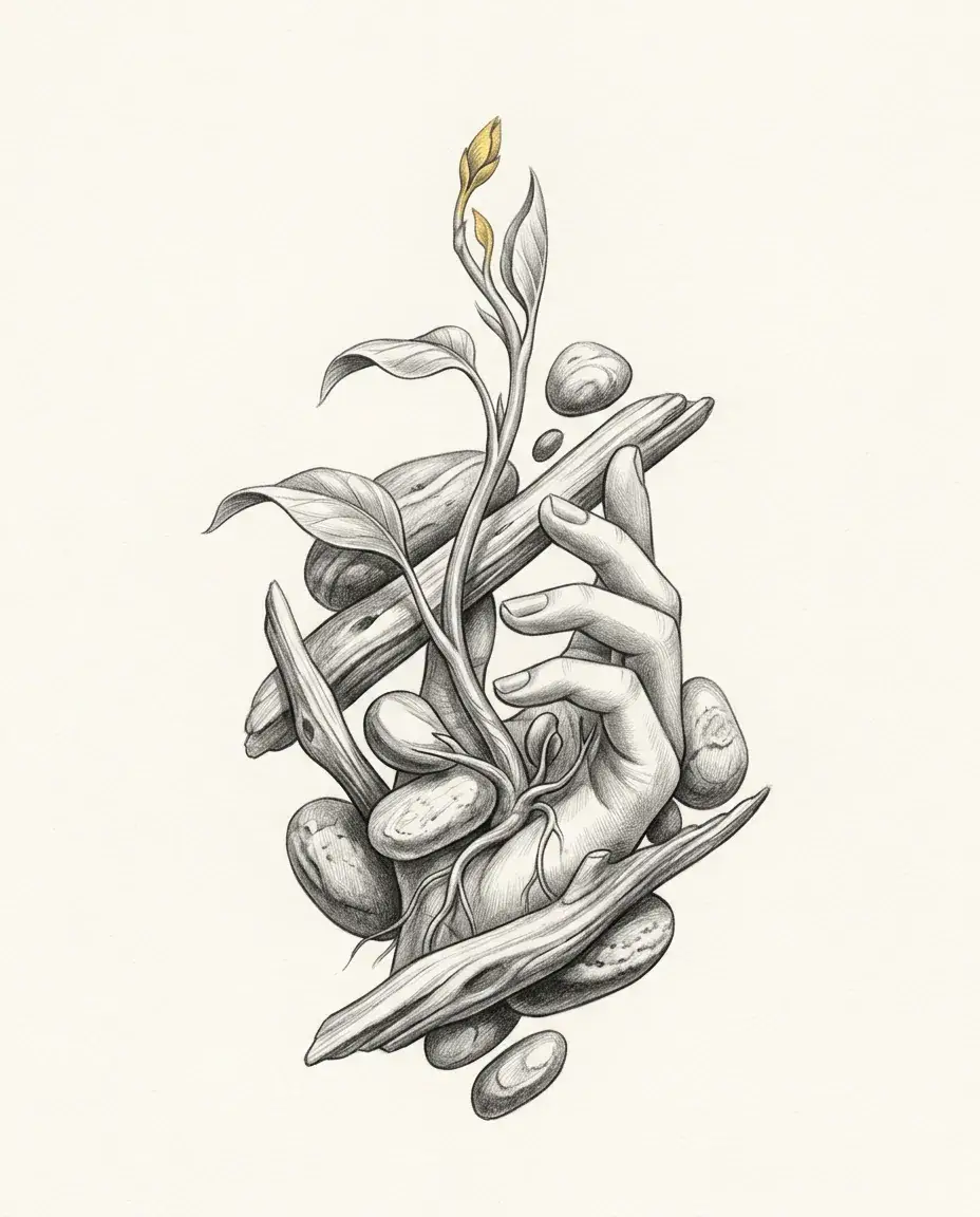 Graphite plate — Biophilia
