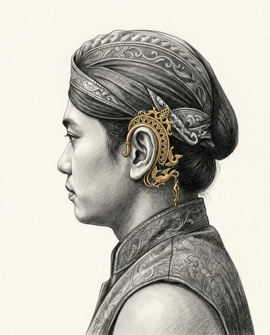 Graphite artwork symbolising Body Modification