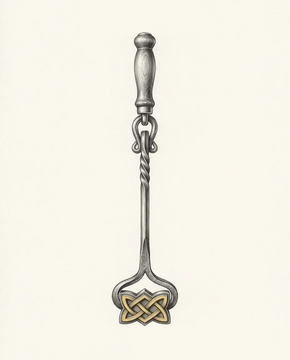 Graphite artwork symbolising Branding And Burning Play