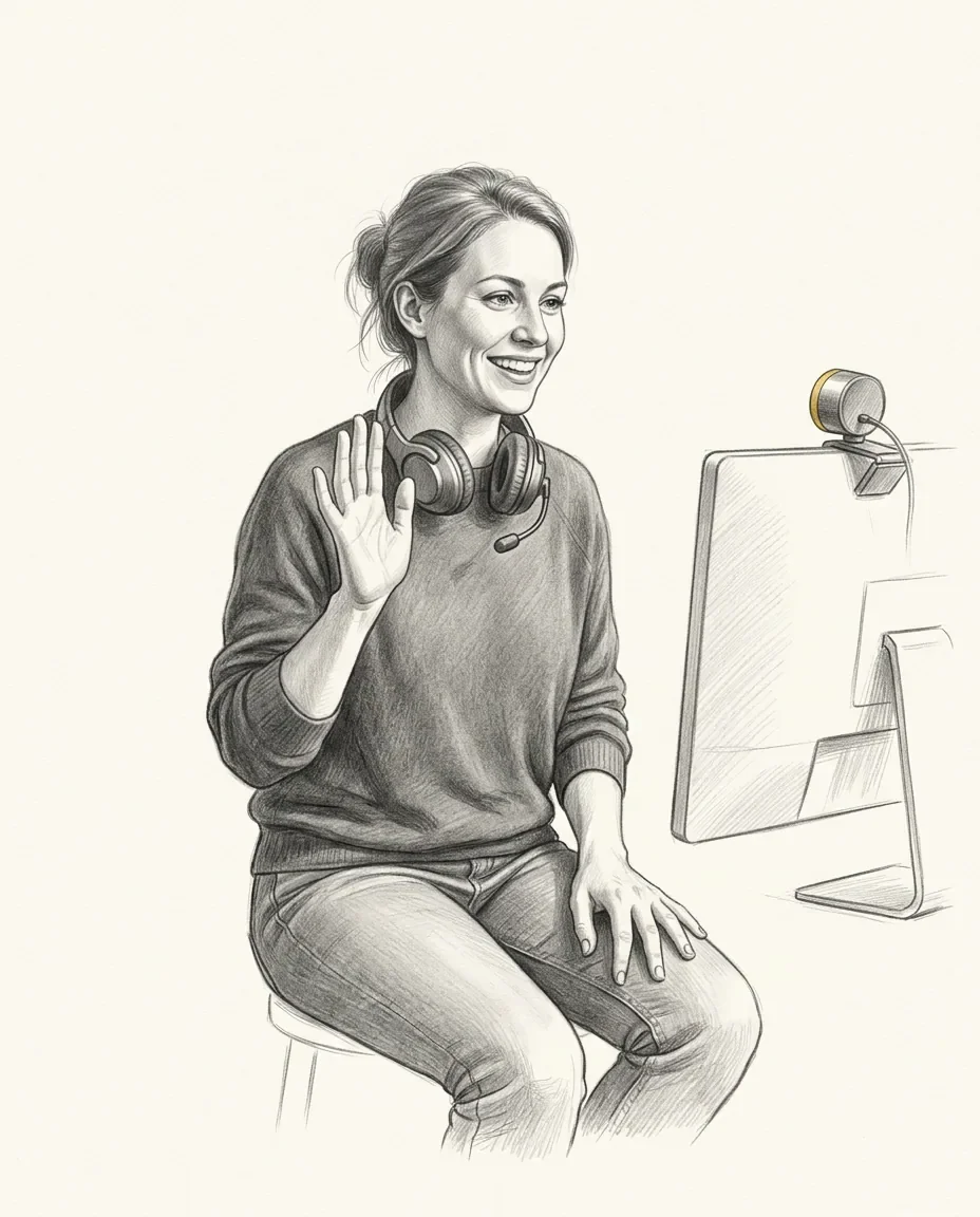 Graphite artwork symbolising Camming