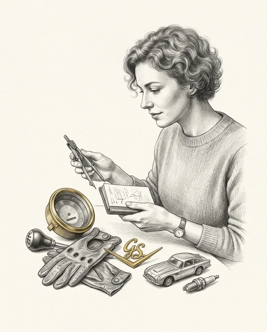 Graphite artwork symbolising Car Enthusiasm