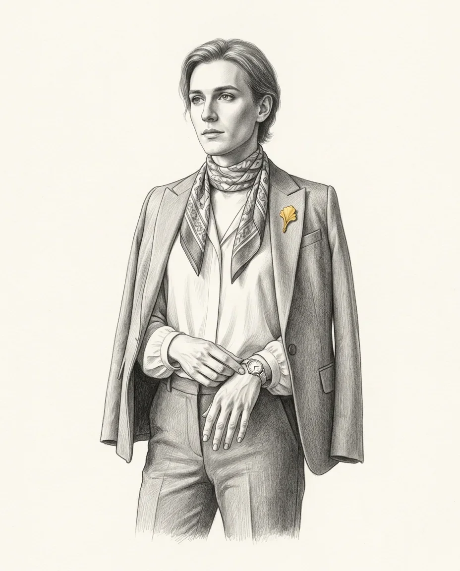 Graphite artwork symbolising Cross-Dressing
