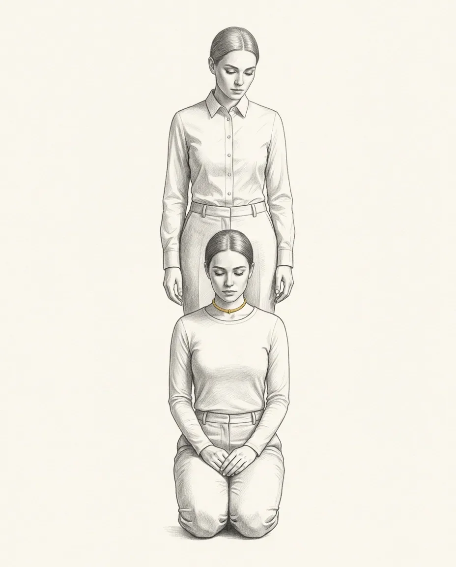 Graphite artwork symbolising Degradation Kink