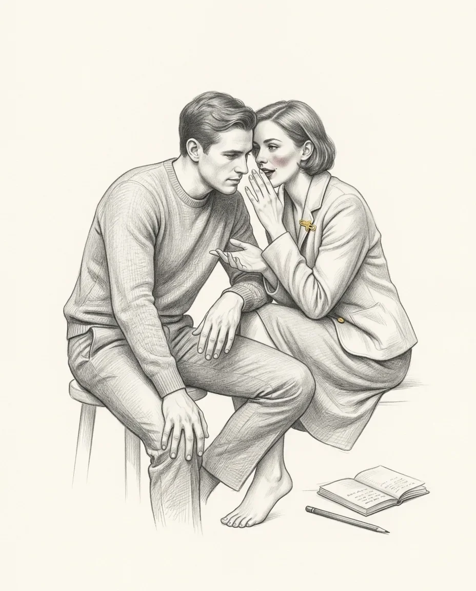 Graphite artwork symbolising Dirty Talk
