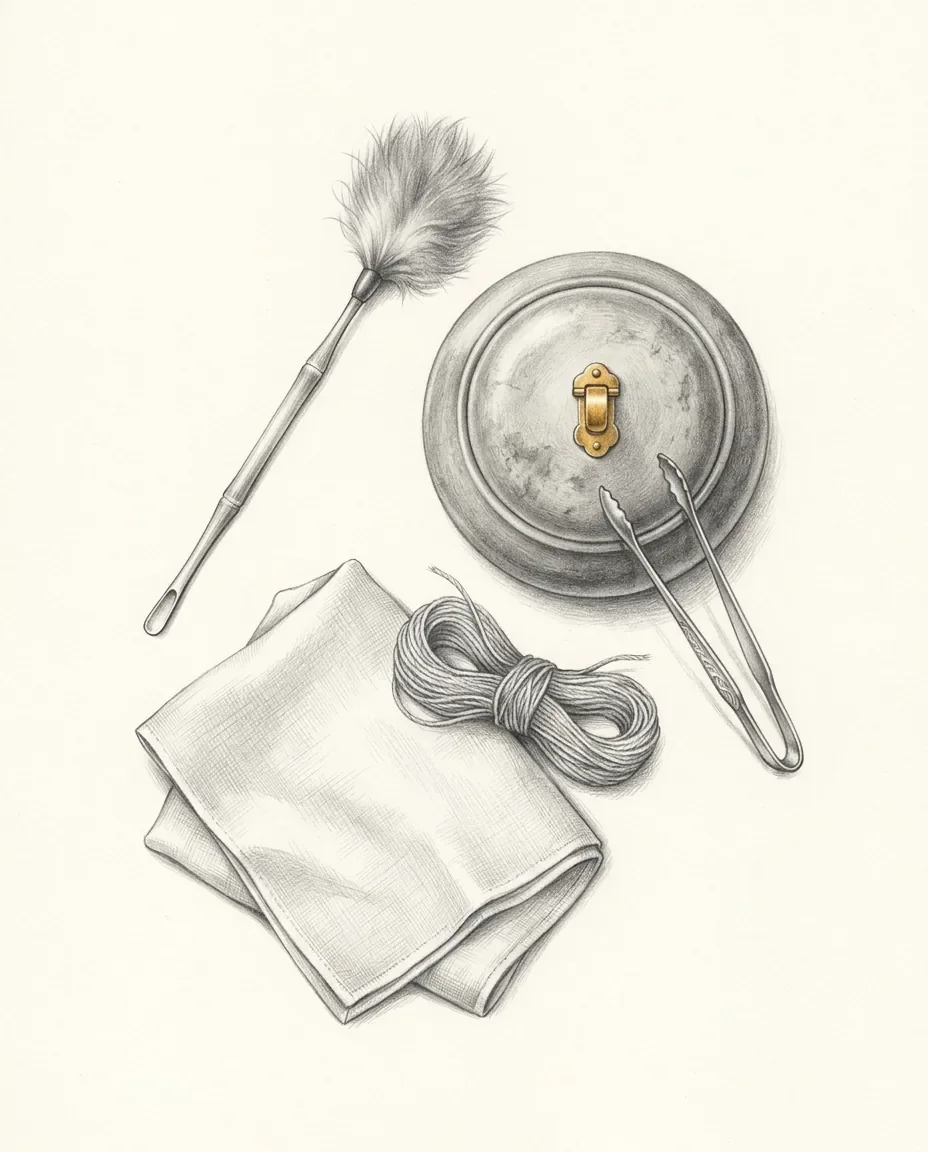 Graphite artwork symbolising Earwax Fetish
