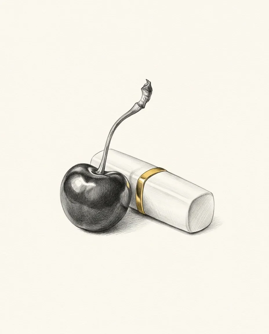 Graphite artwork symbolising Fellatio