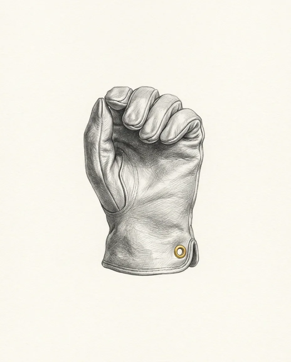Graphite artwork symbolising Fisting