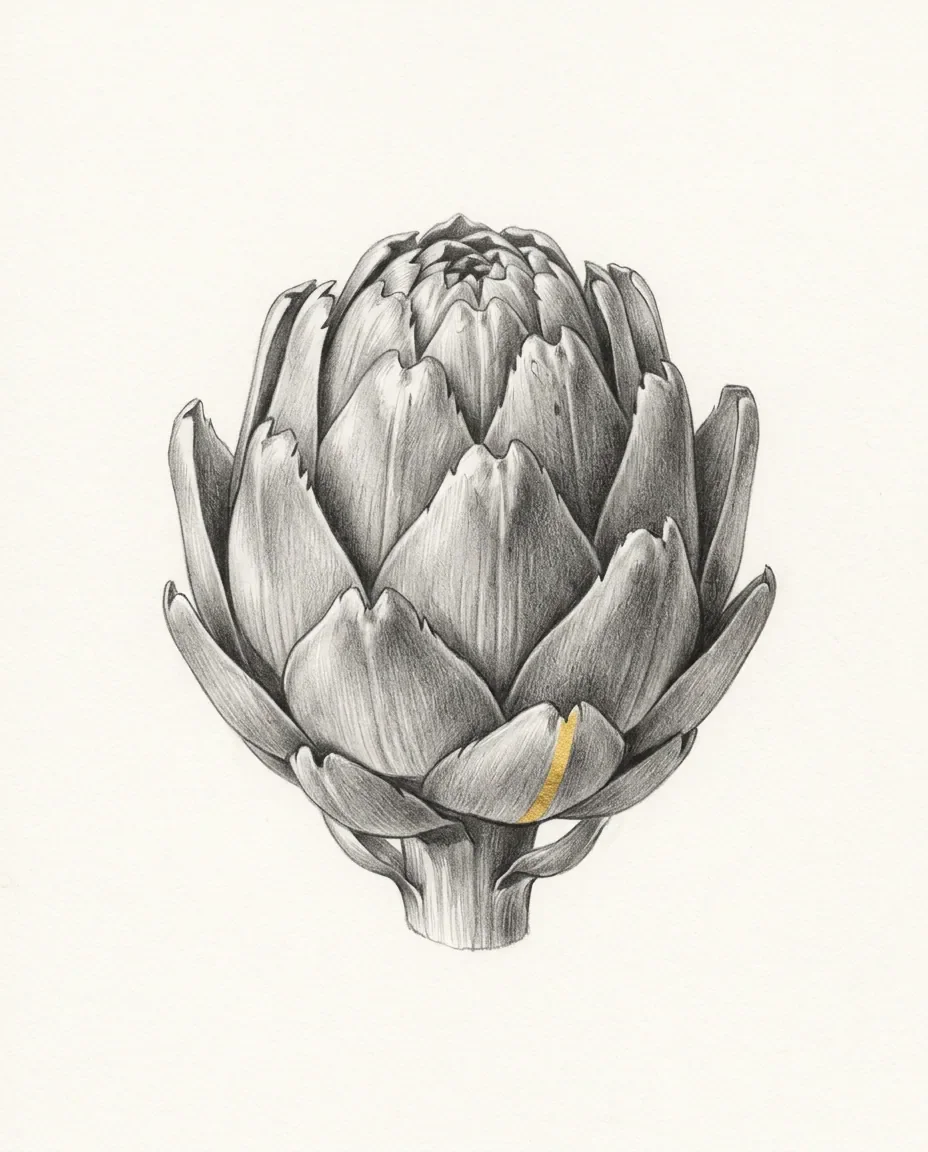 Graphite artwork symbolising Food Fetish