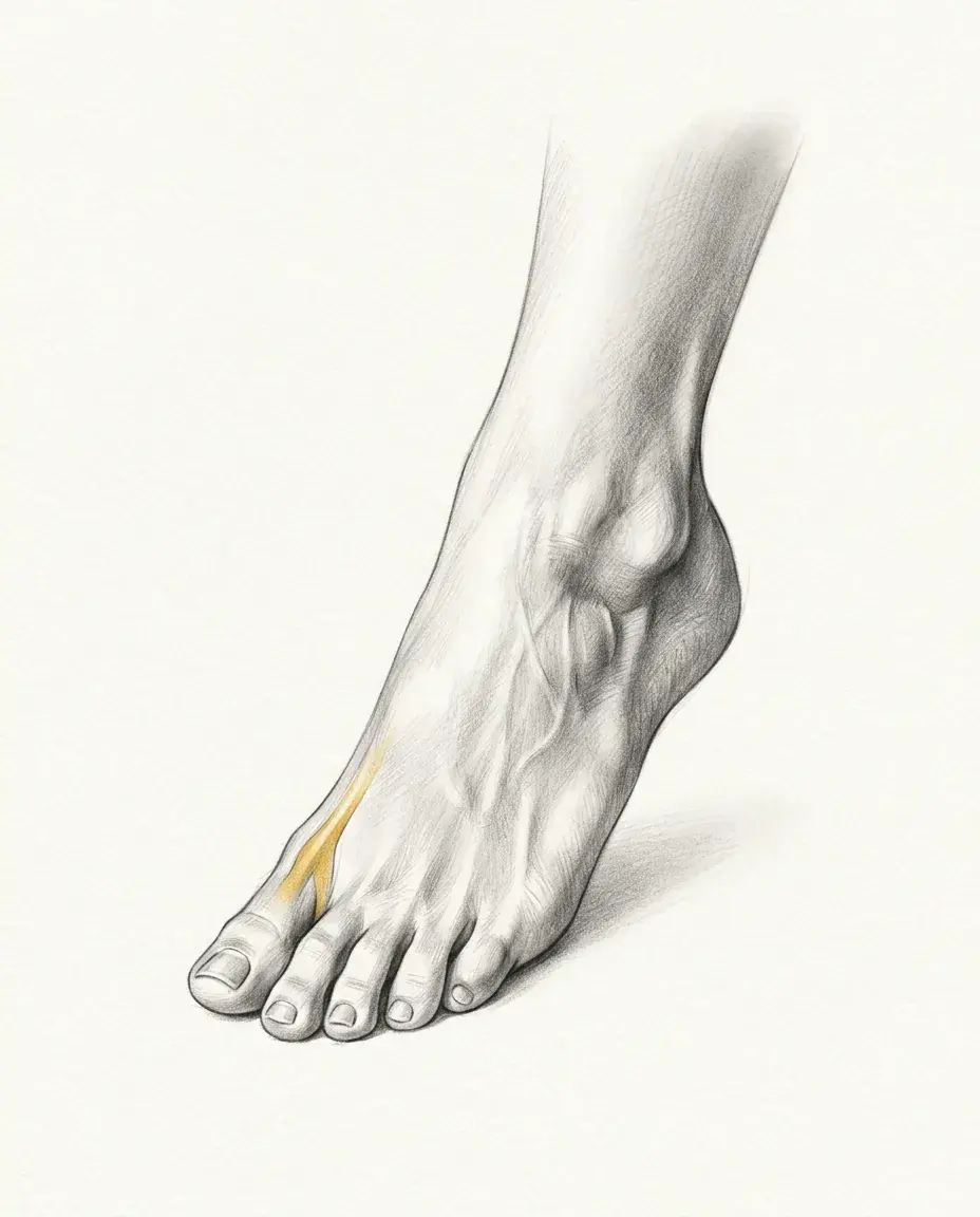 Graphite artwork symbolising Foot Fetish