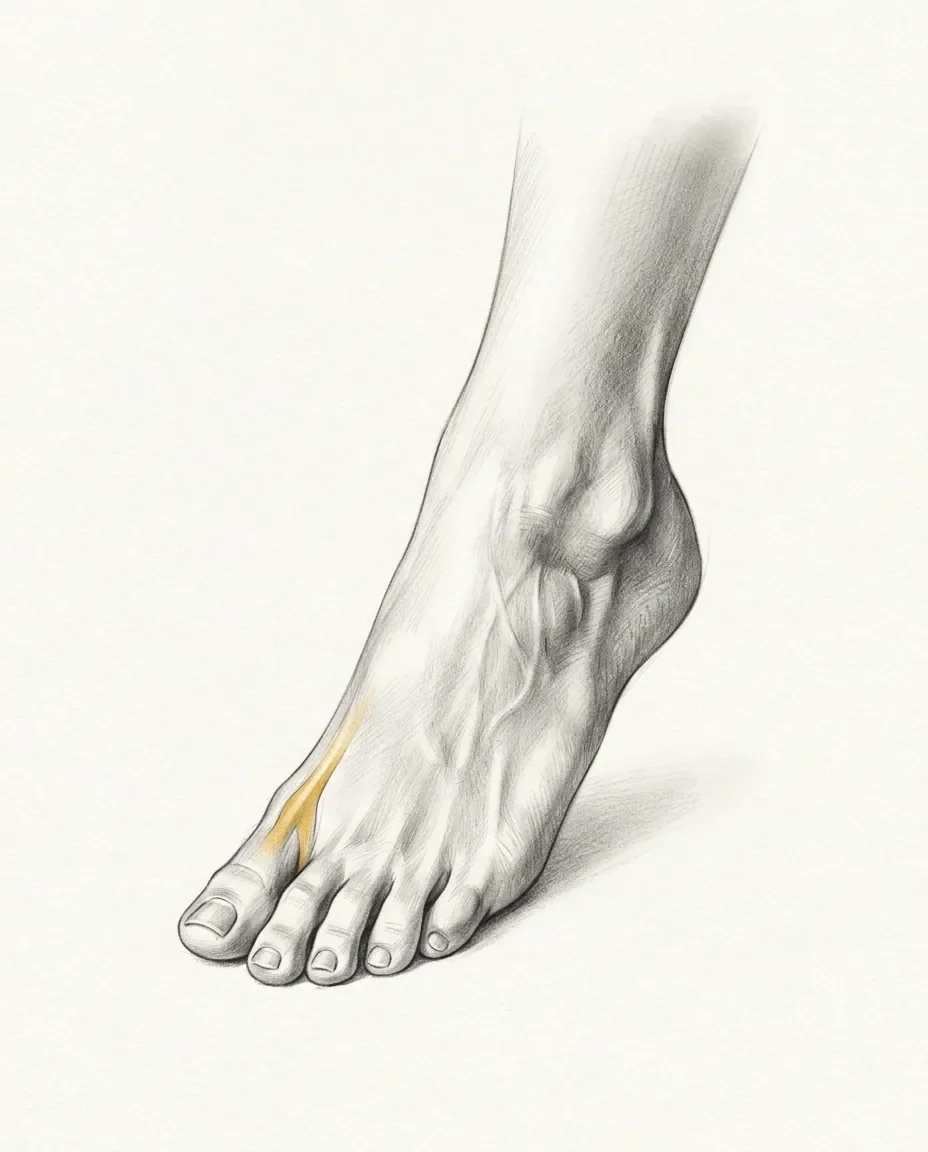 Graphite artwork symbolising Foot Fetish