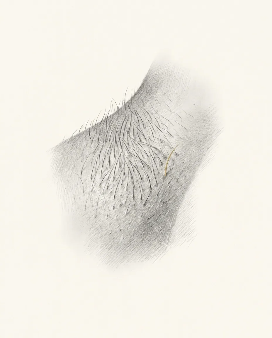 Graphite artwork symbolising Frisson