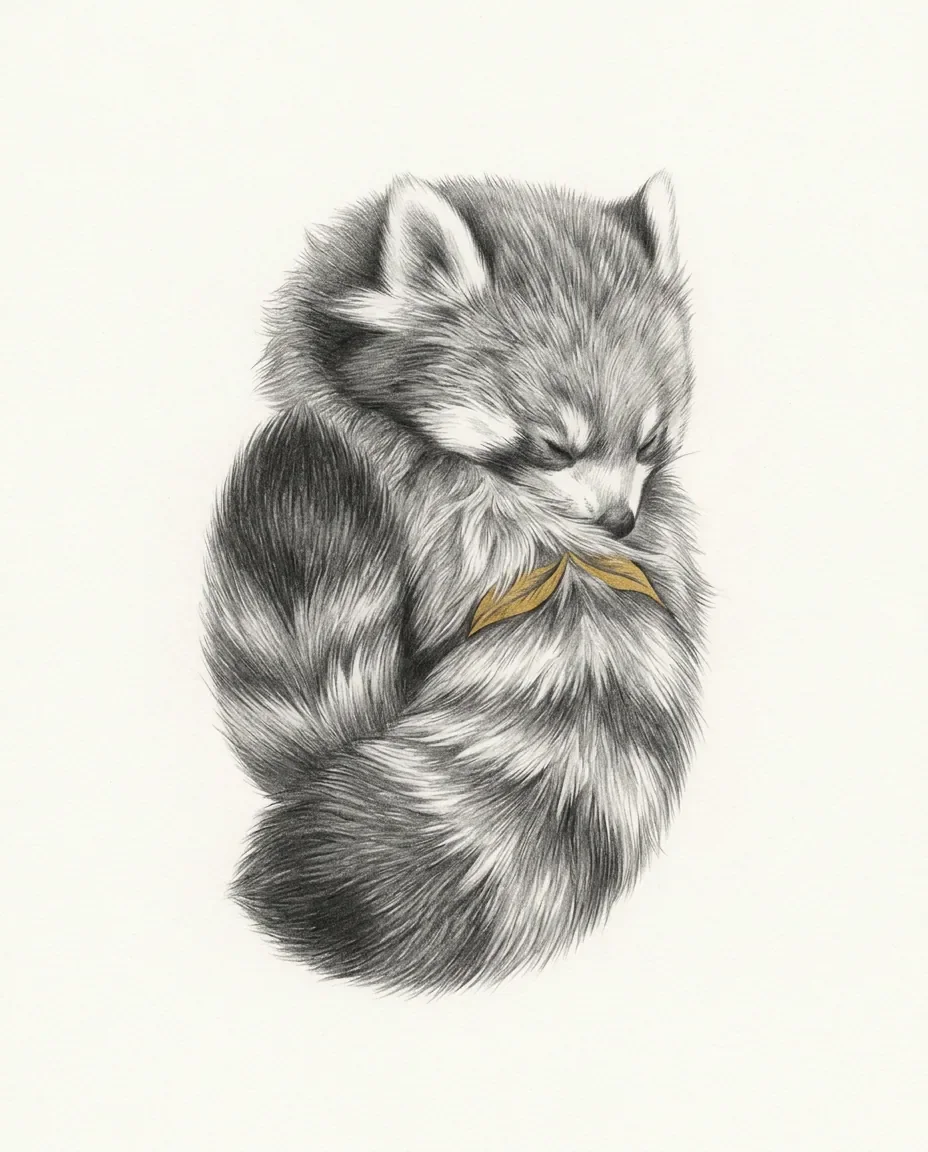 Graphite artwork symbolising Fur Fetish