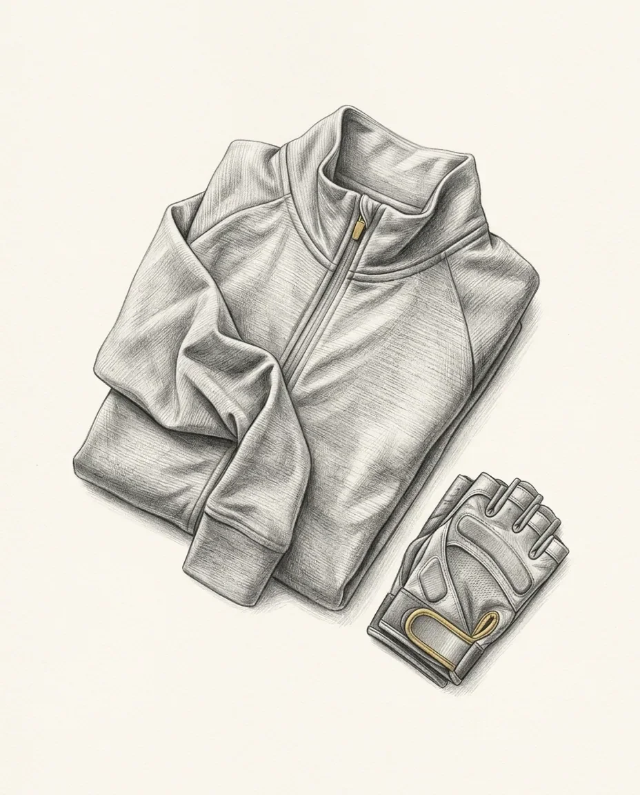 Graphite artwork symbolising Gym Wear Fetish
